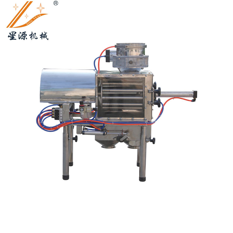 Permanent magnet rotating dry powder automatic iron remover 